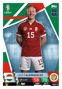 Laszlo Kleinheisler Hungary Topps Match Attax EURO 2024 #HUN13